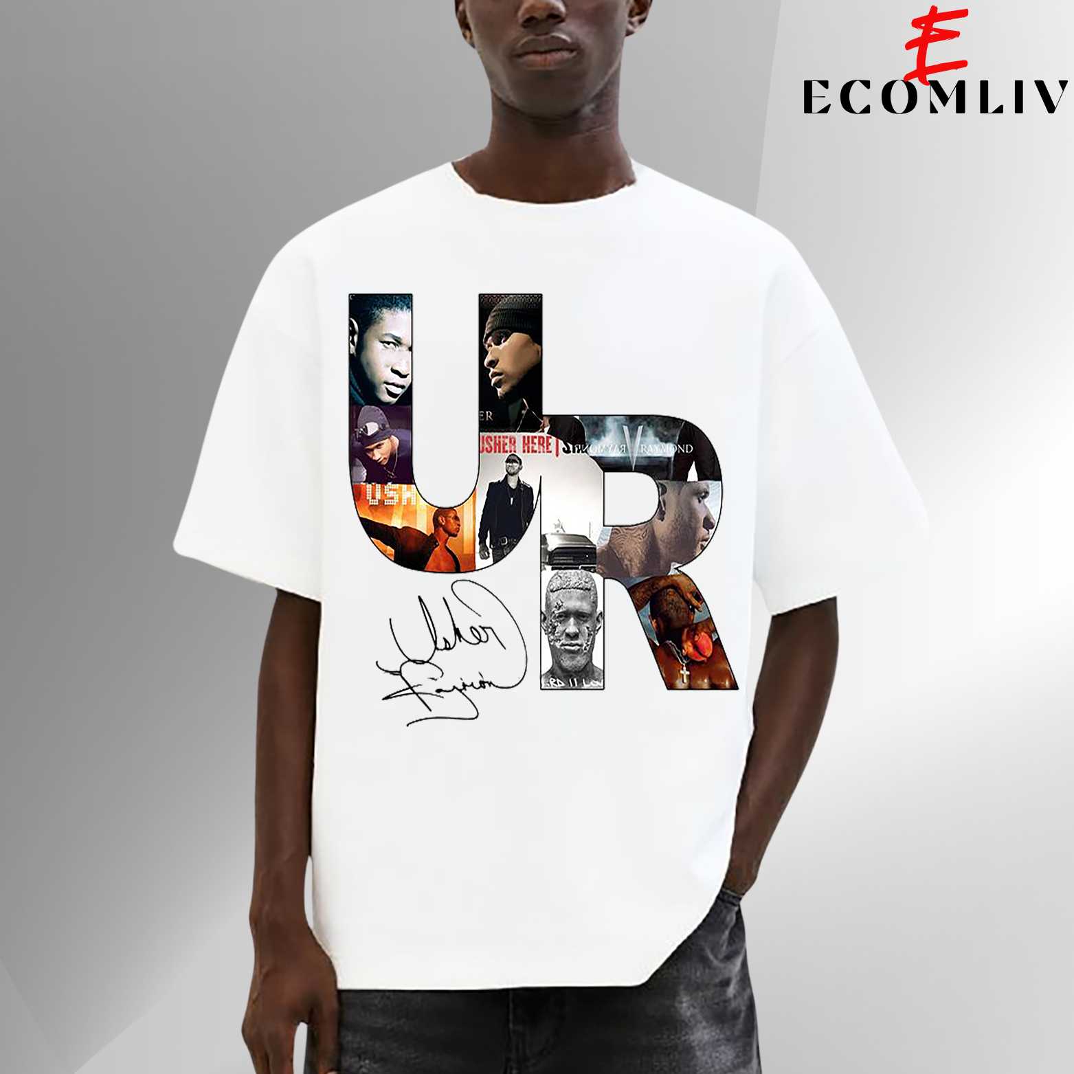 Usher Concert T Shirt, Unisex Streetwear Tee